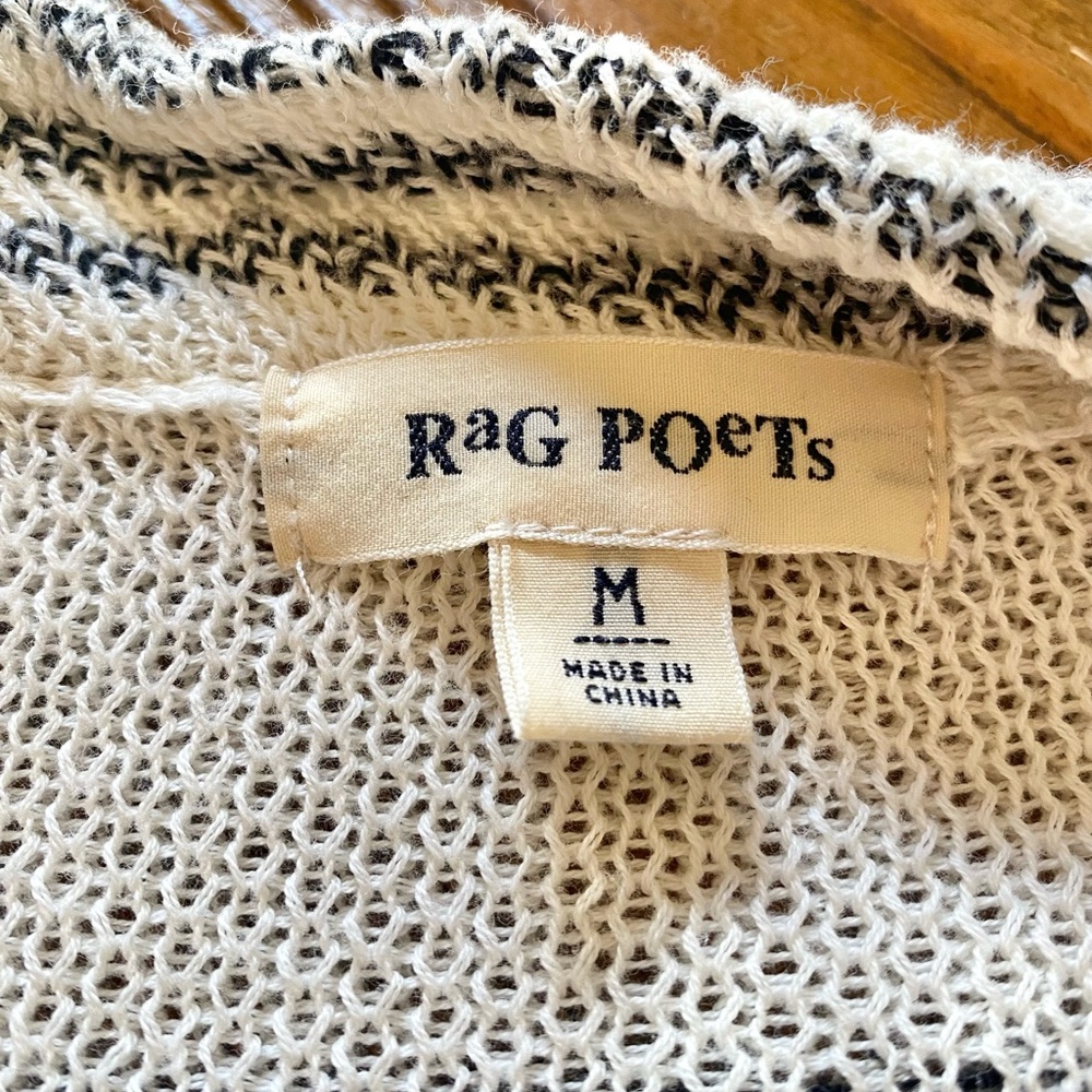 Striped Rag Poets Swetaer - Picture 3 of 3